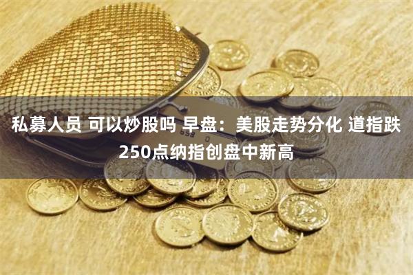 私募人员 可以炒股吗 早盘：美股走势分化 道指跌250点纳指创盘中新高