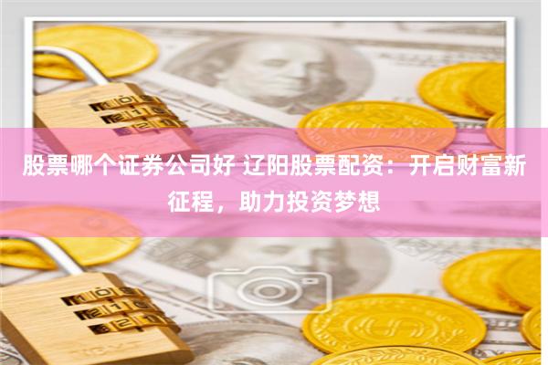 股票哪个证券公司好 辽阳股票配资：开启财富新征程，助力投资梦想